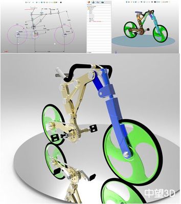 3D大赛优秀作品分享:我是如何设计超酷自行车